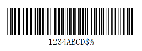 A Code 39 barcode